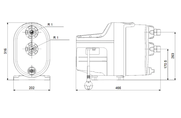 Hovedbilde Grundfos SCALA1 3-45